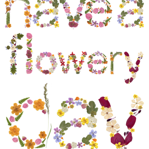 poster have a flowery day
